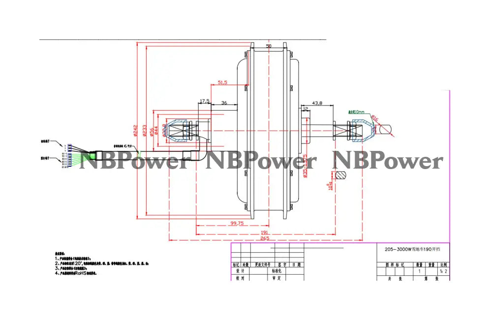 3T high speed 72V 3000W Motorwheel,26*4.0 100mm 170mm /190mm dropout 3000W motorwheel with spokes Motor Wheel