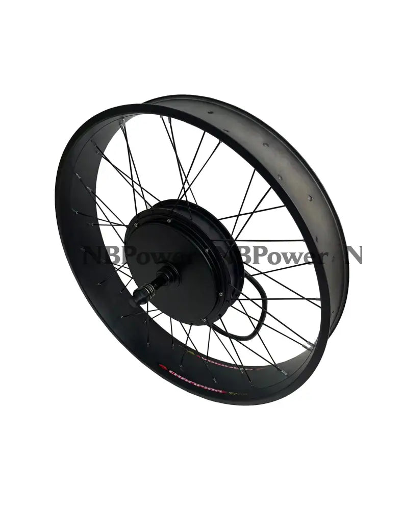 3T high speed 72V 3000W Motorwheel,26*4.0 100mm 170mm /190mm dropout 3000W motorwheel with spokes Motor Wheel