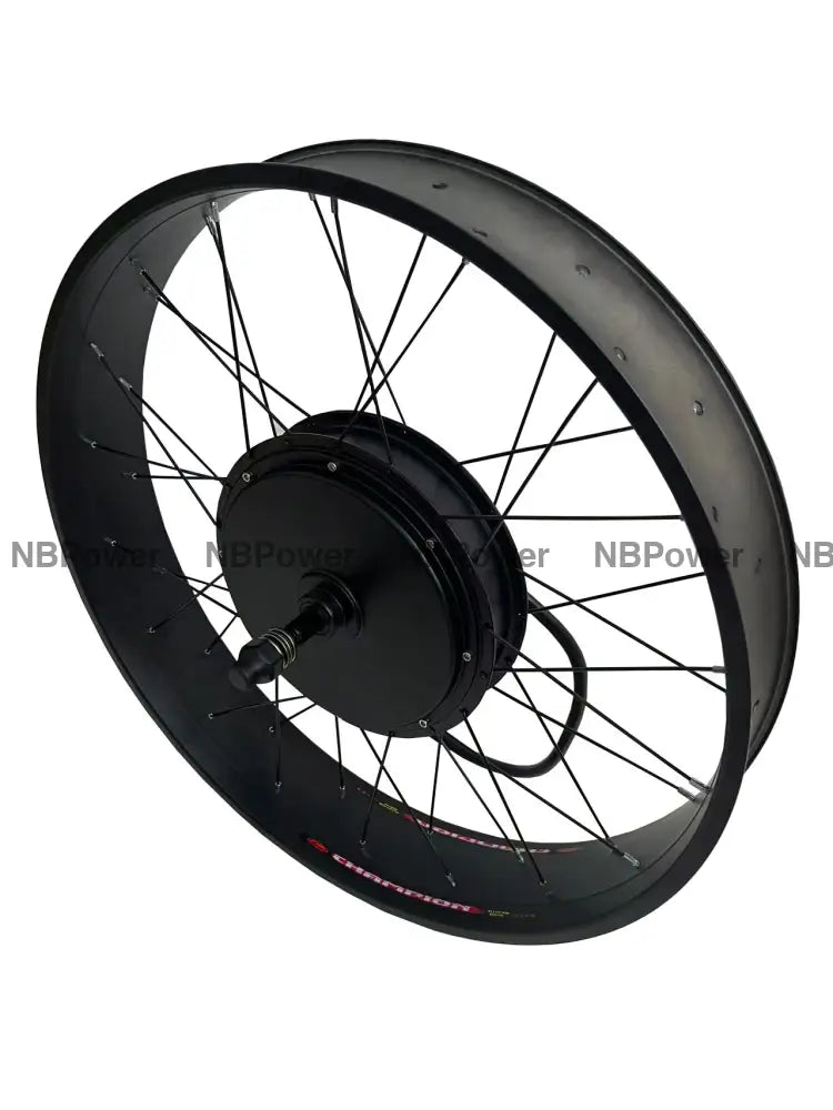 3T high speed 72V 3000W Motorwheel,26*4.0 100mm 170mm /190mm dropout 3000W motorwheel with spokes Motor Wheel