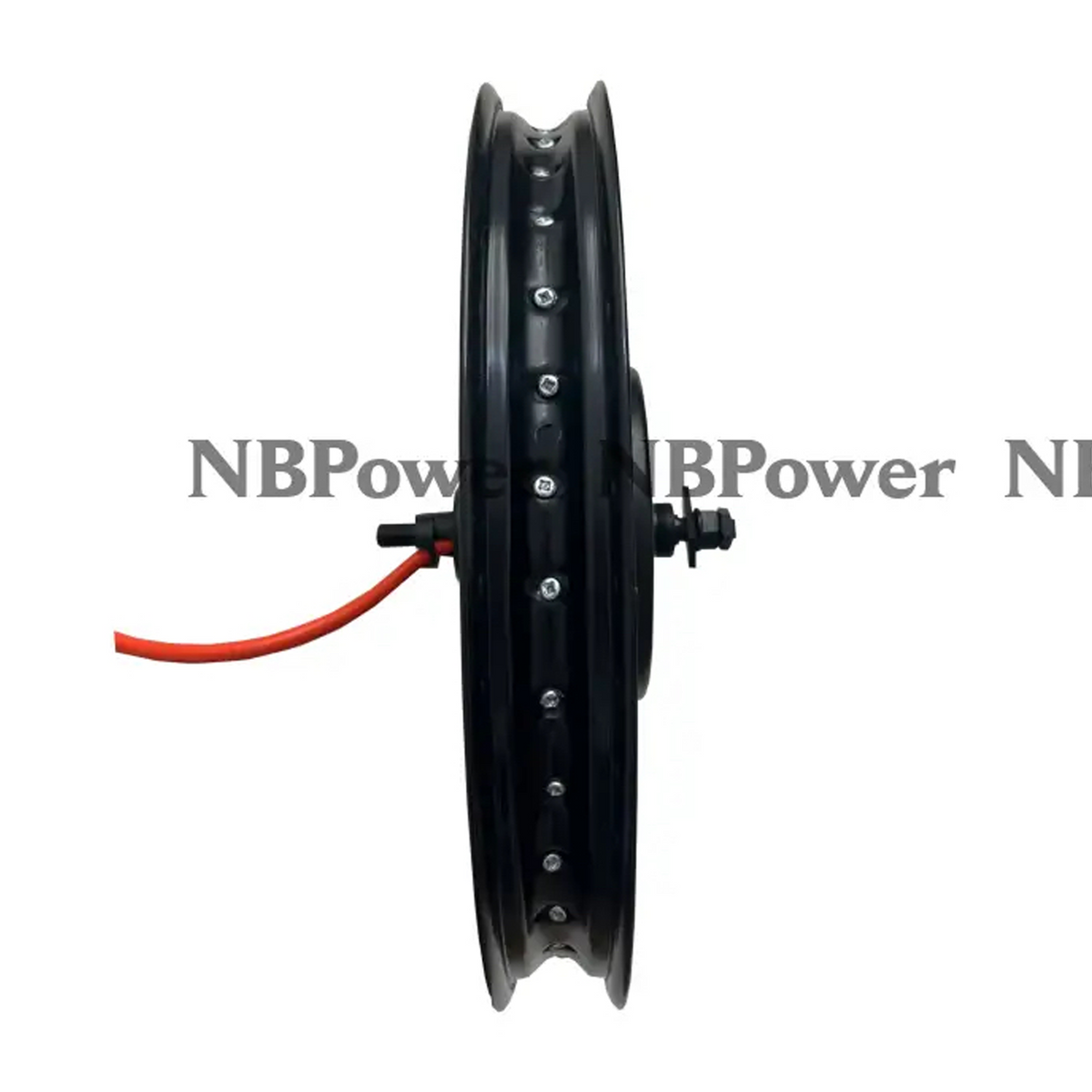 QS205  16inch/17inch/18inch/19inch/21inch  Motorcycle Rim Rear 150mm Dropout 3000W 3T Motorwheel  With Single Freewheel NBPower