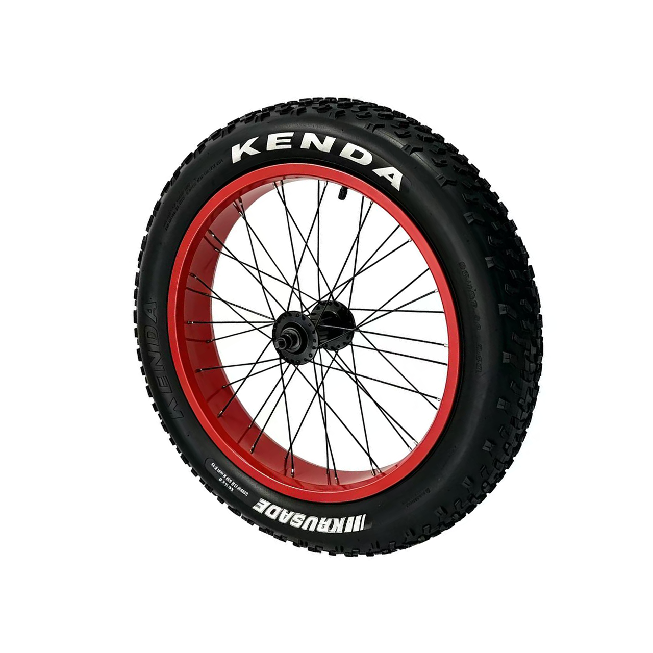 20x4.0 Blue/White/Red/Orange Bafang G062 48V 500W Cassette Motor Wheel 177mm*M12 Dropout With Matching 135mm*3/8Iinch Front Wheel With Kenda Tire