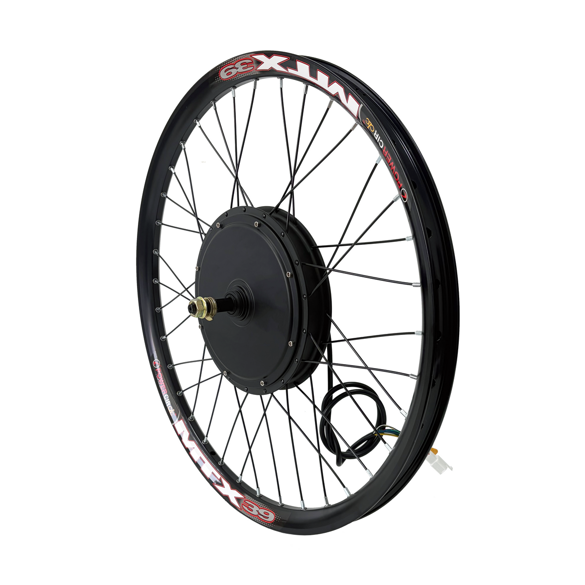 UK warehouse:135mm dropout 52V 2000W Motorwheel Kit , 26inch/27.5inch/ 29inch MTX rim disc brake with 45A Dual mode controller,SW900 display,Surron throttle and other 2000W parts NBPower
