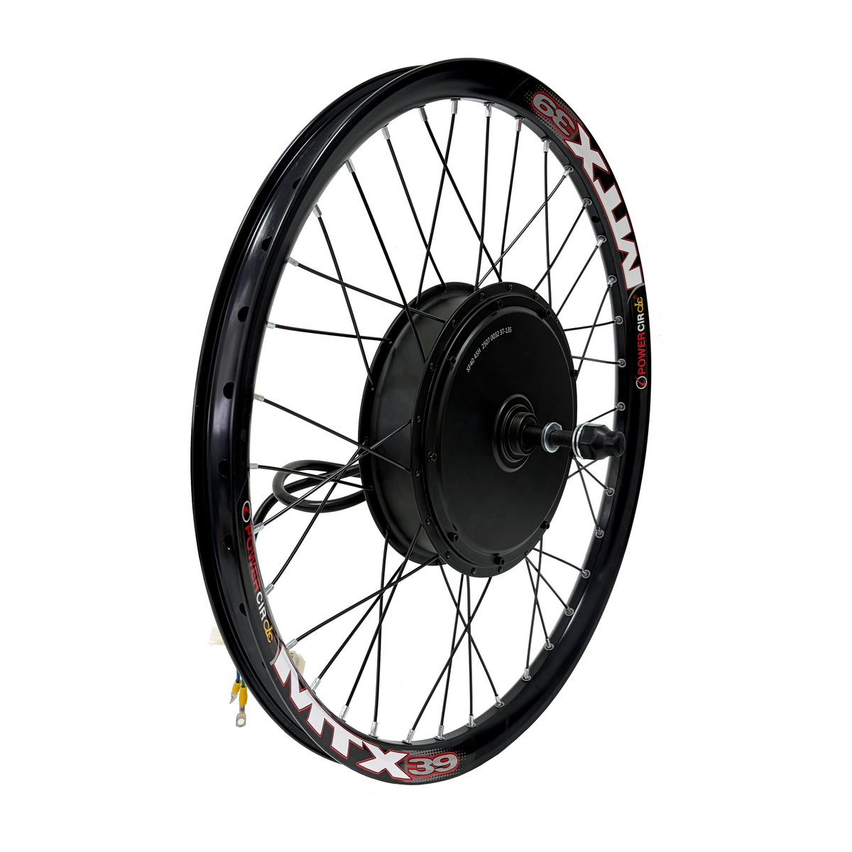 UK Warehouse:27.5inch/29inch MTX Rim 135mm Dropout 52V 3000W Disc Brake Motorwheel Kit , With 60A Dual Mode Controller, SW900 Display,Surron Throttle and Other 2000W parts NBPower