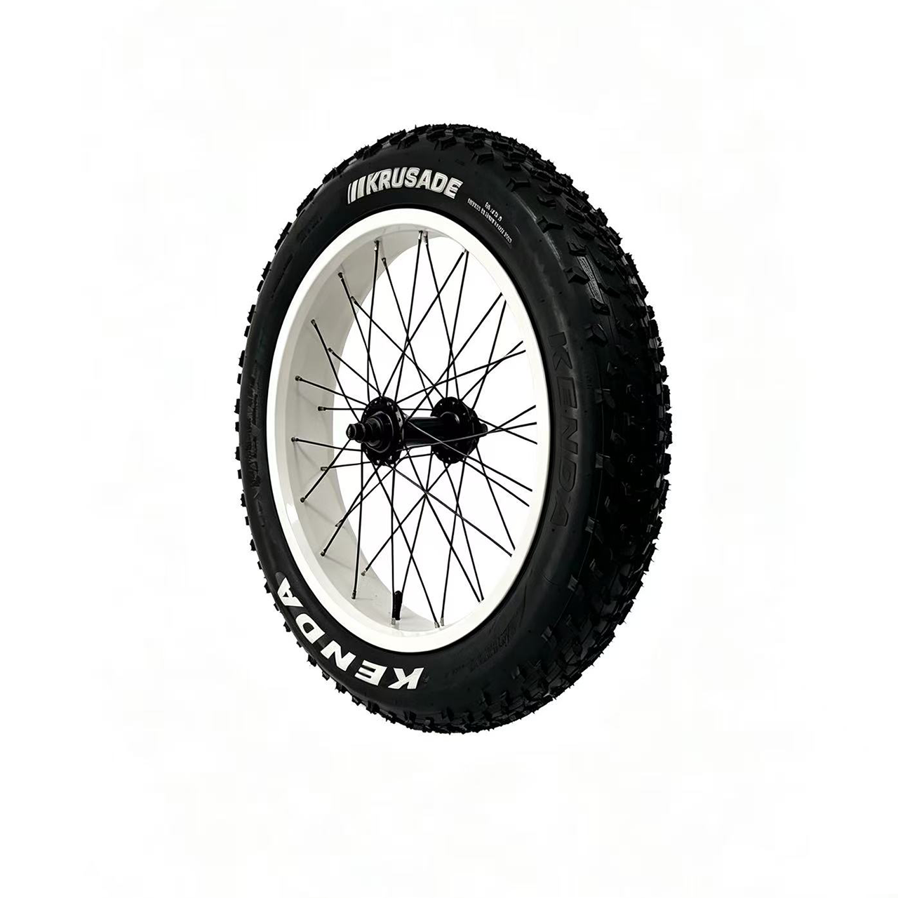 20x4.0 Blue/White/Red/Orange Bafang G062 48V 500W Cassette Motor Wheel 177mm*M12 Dropout With Matching 135mm*3/8Iinch Front Wheel With Kenda Tire