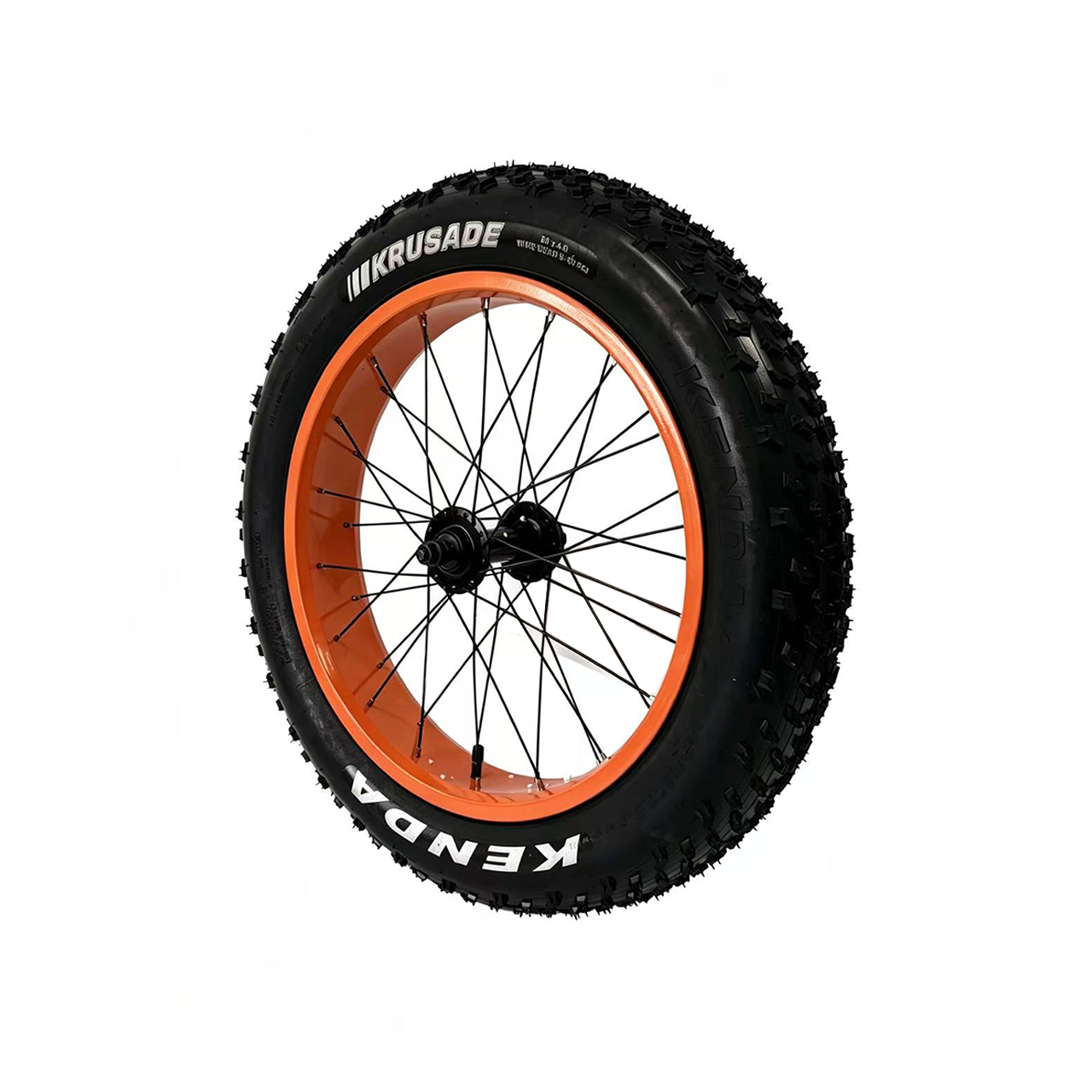 20x4.0 Blue/White/Red/Orange Bafang G062 48V 500W Cassette Motor Wheel 177mm*M12 Dropout With Matching 135mm*3/8Iinch Front Wheel With Kenda Tire