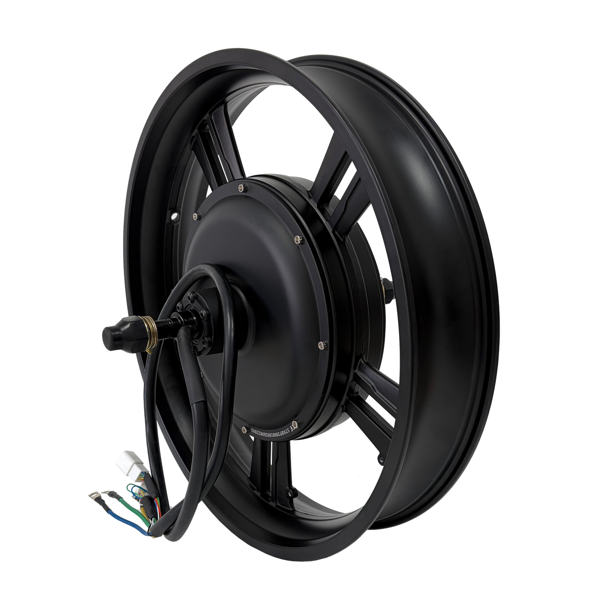 NBPower 20*4.0 190mm Dropout 87mm Rim Width 3000W One-piece rim Motorwheel Paired With 80A Dual Mode Controller,UKC1+ Display and Full Twist Throttle E-bike Conversion Kit NBPower