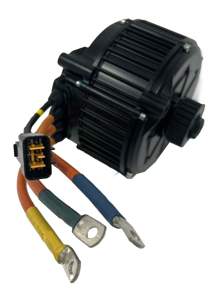 QSMOTOR QS165 V2 5000W 72V 35H Hall Version/encoder  Mid Drive Motor Kits with ND72680 Controller  ，DKD display or NBTFT-5 Color   Display and Foot Pedal