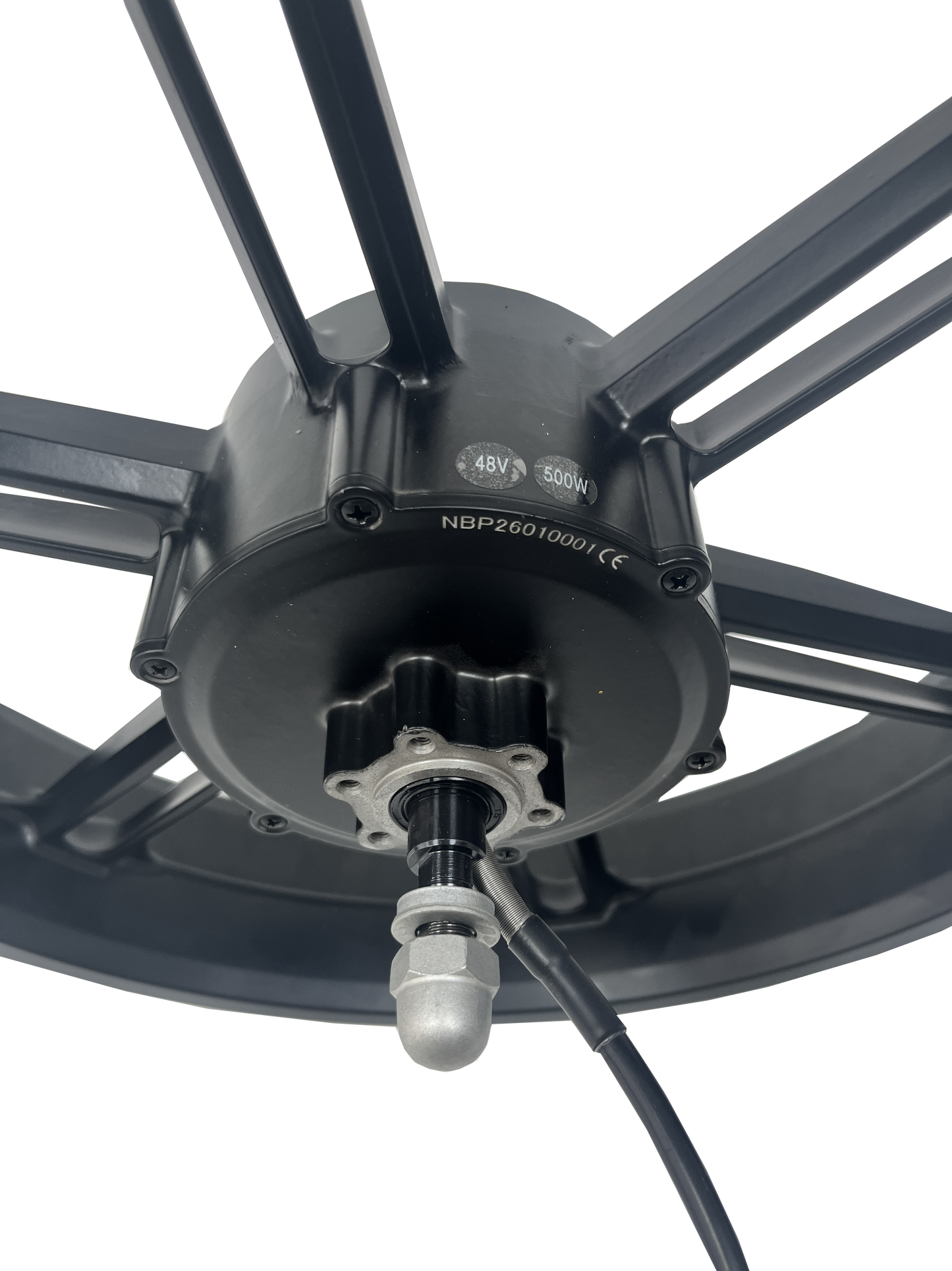 20inch 36/48V 500W Brushless Gear Hub Motor Integrated Wheel for Fat Bike Snow Bike 170mm Dropout with 20x4.0 Tire