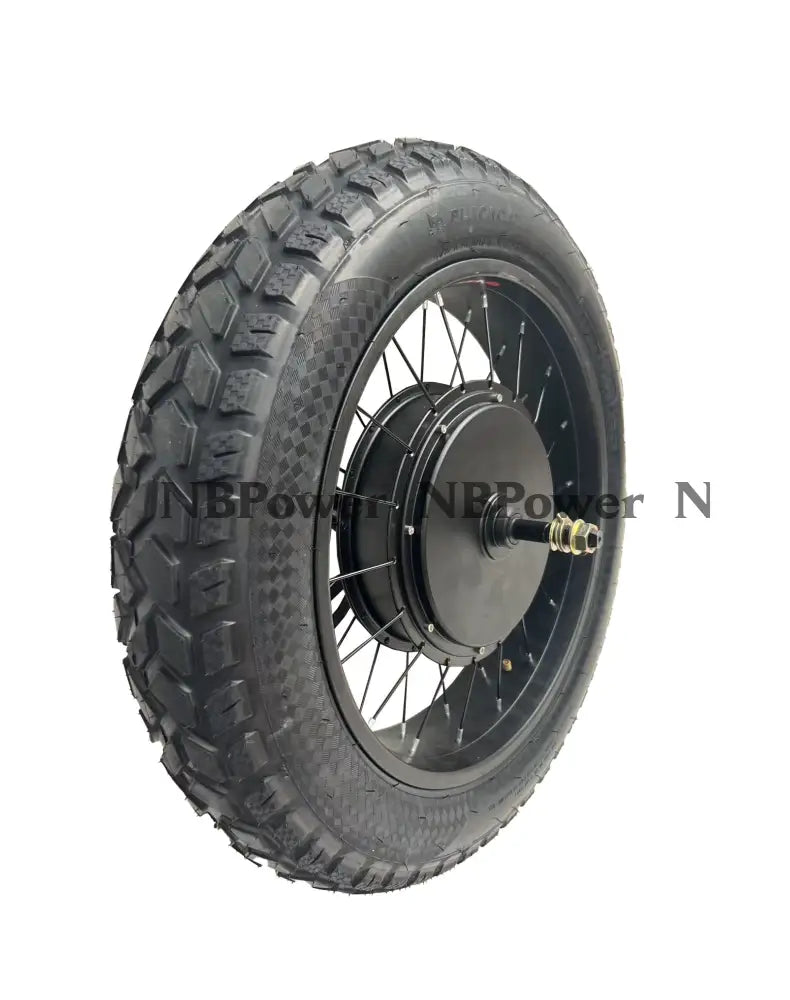 5000W Fat motorwheel with 4.0 Good hardness Tire 20*4.0 Fat rim with Rear170/190mm dropout 5000W motorwheel with single