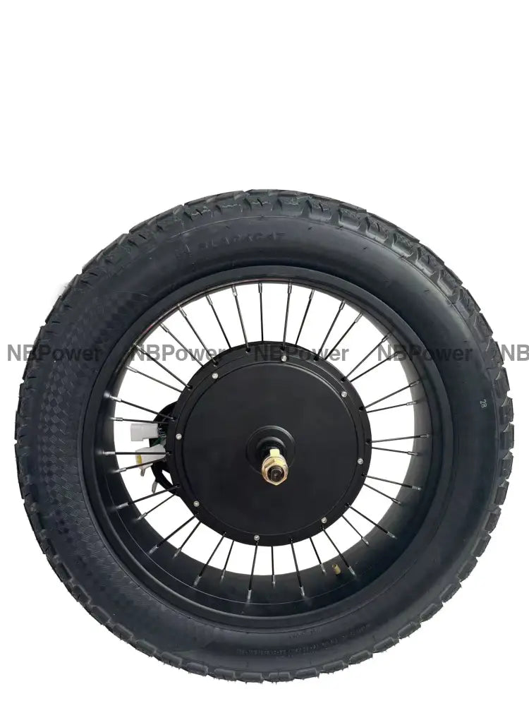 5000W Fat motorwheel with 4.0 Good hardness Tire 20*4.0 Fat rim with Rear170/190mm dropout 5000W motorwheel with single