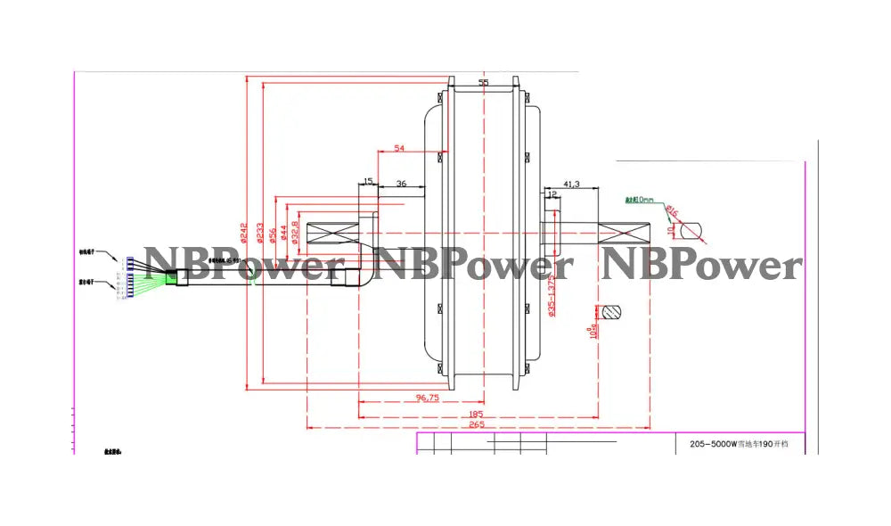 5000W Fat motorwheel with 4.0 Good hardness Tire 20*4.0 Fat rim with Rear170/190mm dropout 5000W motorwheel with single