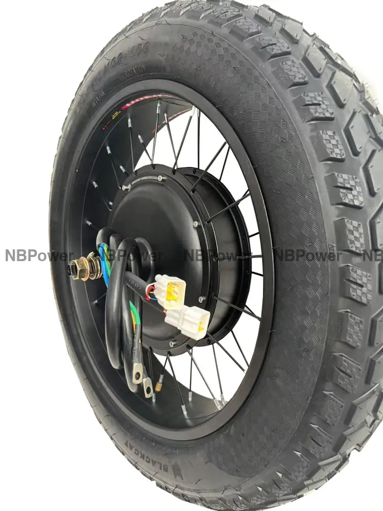 5000W Fat motorwheel with 4.0 Good hardness Tire 20*4.0 Fat rim with Rear170/190mm dropout 5000W motorwheel with single