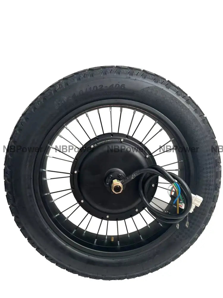 5000W Fat motorwheel with 4.0 Good hardness Tire 20*4.0 Fat rim with Rear170/190mm dropout 5000W motorwheel with single
