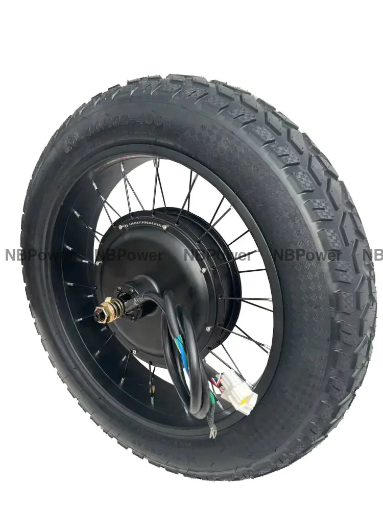 5000W Fat motorwheel with 4.0 Good hardness Tire 20*4.0 Fat rim with Rear170/190mm dropout 5000W motorwheel with single