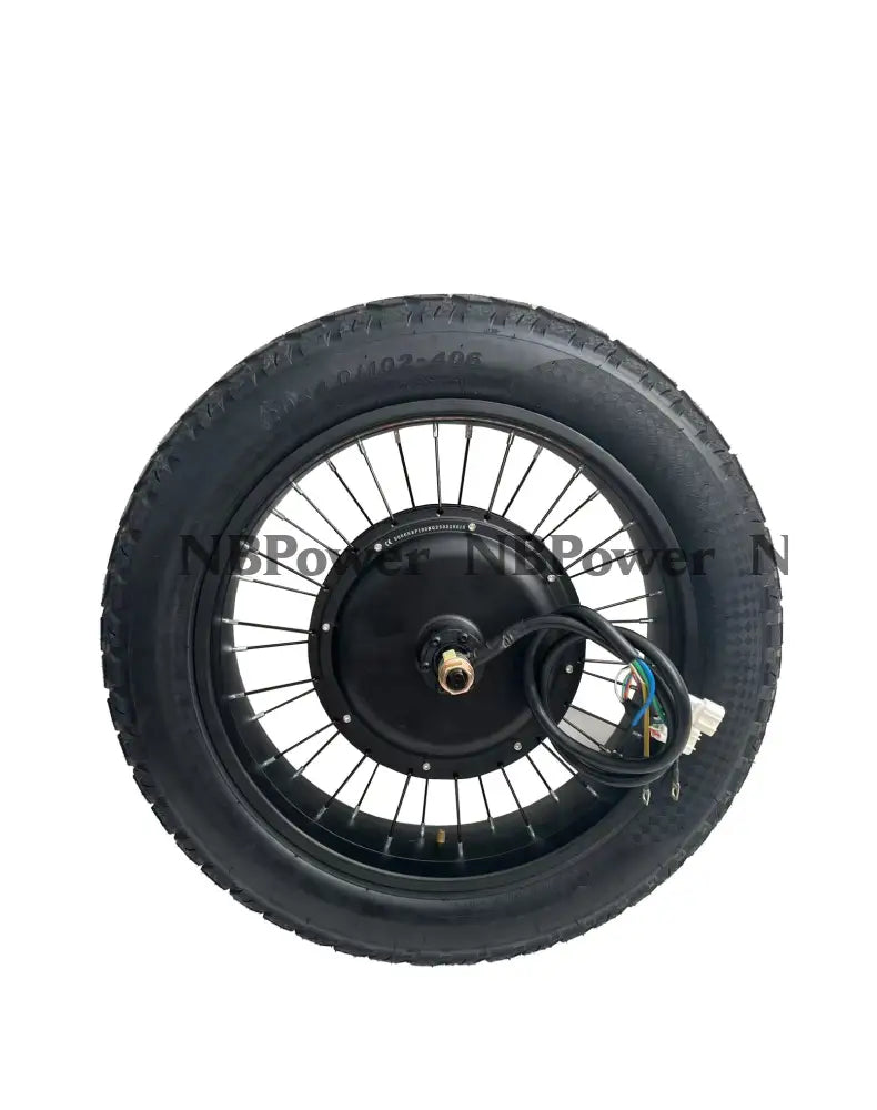 5000W Fat motorwheel with 4.0 Good hardness Tire 20*4.0 Fat rim with Rear170/190mm dropout 5000W motorwheel with single