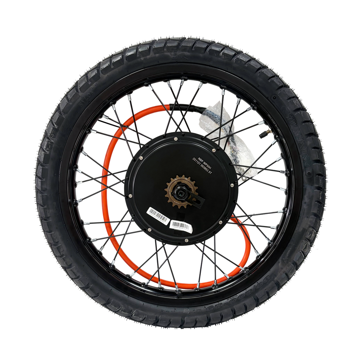 QS205 19*1.85inch 150-155mm Dropout  3T/3.5T/4T/5T 5000W Motorwhweel With Single Freewheel,Street Tire Or Off-Road Tire Optional NBPower