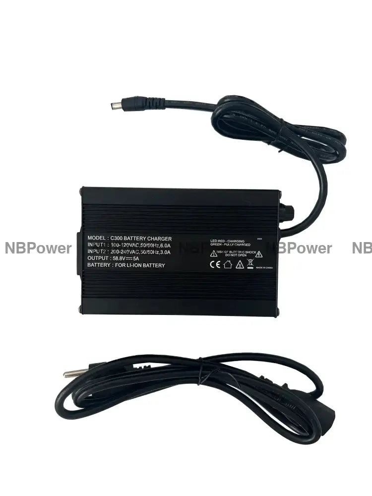 52V 25AH battery with 58.8V 5A Charger for 52V 1000W-2000W Ebike kit,52V Ebike motor battery
