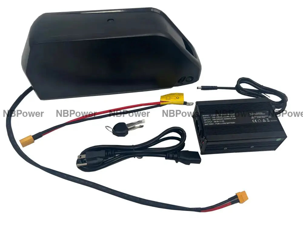 52V 25AH battery with 58.8V 5A Charger for 52V 1000W-2000W Ebike kit,52V Ebike motor battery