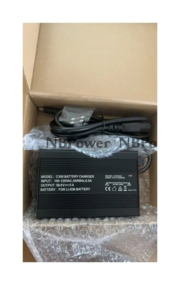 52V 25AH battery with 58.8V 5A Charger for 52V 1000W-2000W Ebike kit,52V Ebike motor battery