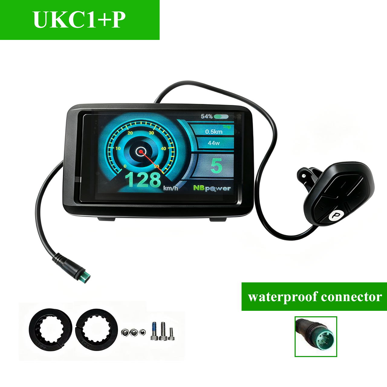 All Waterproof  Connector ! New Throttle with Key , Sabvoton Programmable SVMC7260/SVMC7280/SVMC72100/SVMC72150/SVMC72200  Controller  TFT UKC1+P Display,Bluetooth Adapter,Alarm Lock Sabvoton