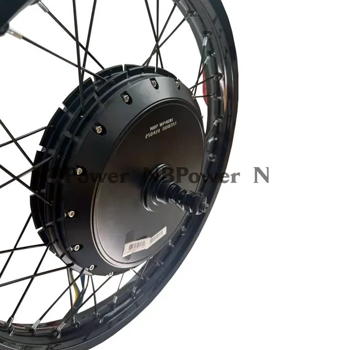 QS273  19*1.85inch 150-155mm Dropout Black 3T/3.5T/4T/5T 40H 8000W Motorwhweel,Street Tire Optional QS Motor