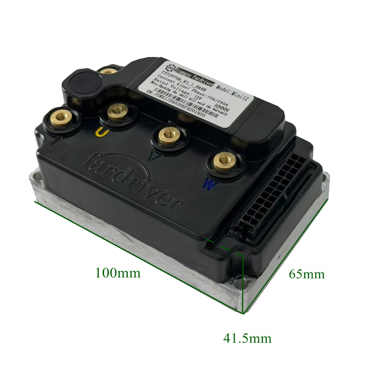 Fardriver Mini 72V 70A Electric Bike & Scooter Controller Small Size E-bike Controller with Bluetooth