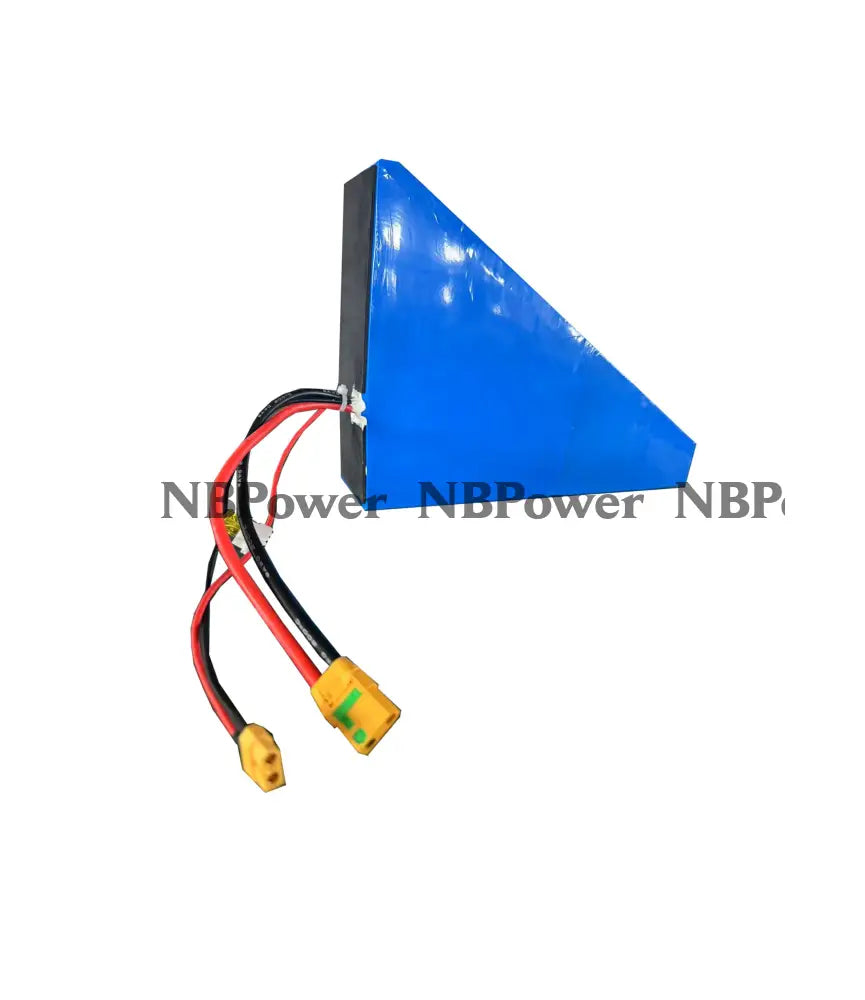 72V 20Ah triangle battery with 80A BMS and 84V 5A charger for 2000W-3000W motor and motorwheel kit Battery