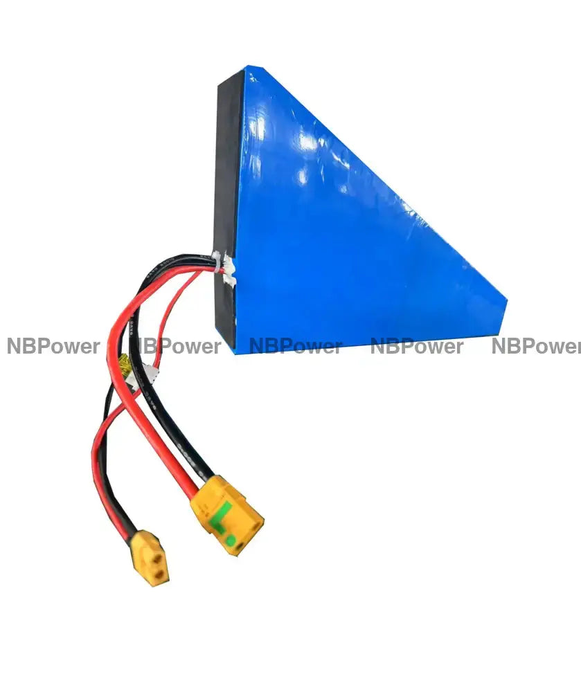 72V 20Ah triangle battery with 80A BMS and 84V 5A charger for 2000W-3000W motor and motorwheel kit Battery