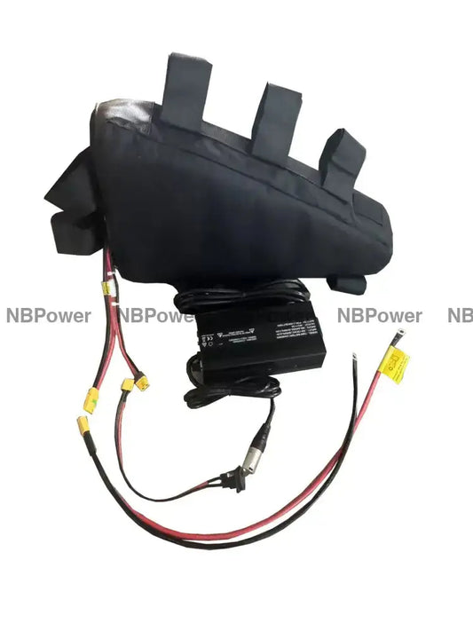 72V 20Ah triangle battery with 80A BMS and 84V 5A charger for 2000W-3000W motor and motorwheel kit Battery