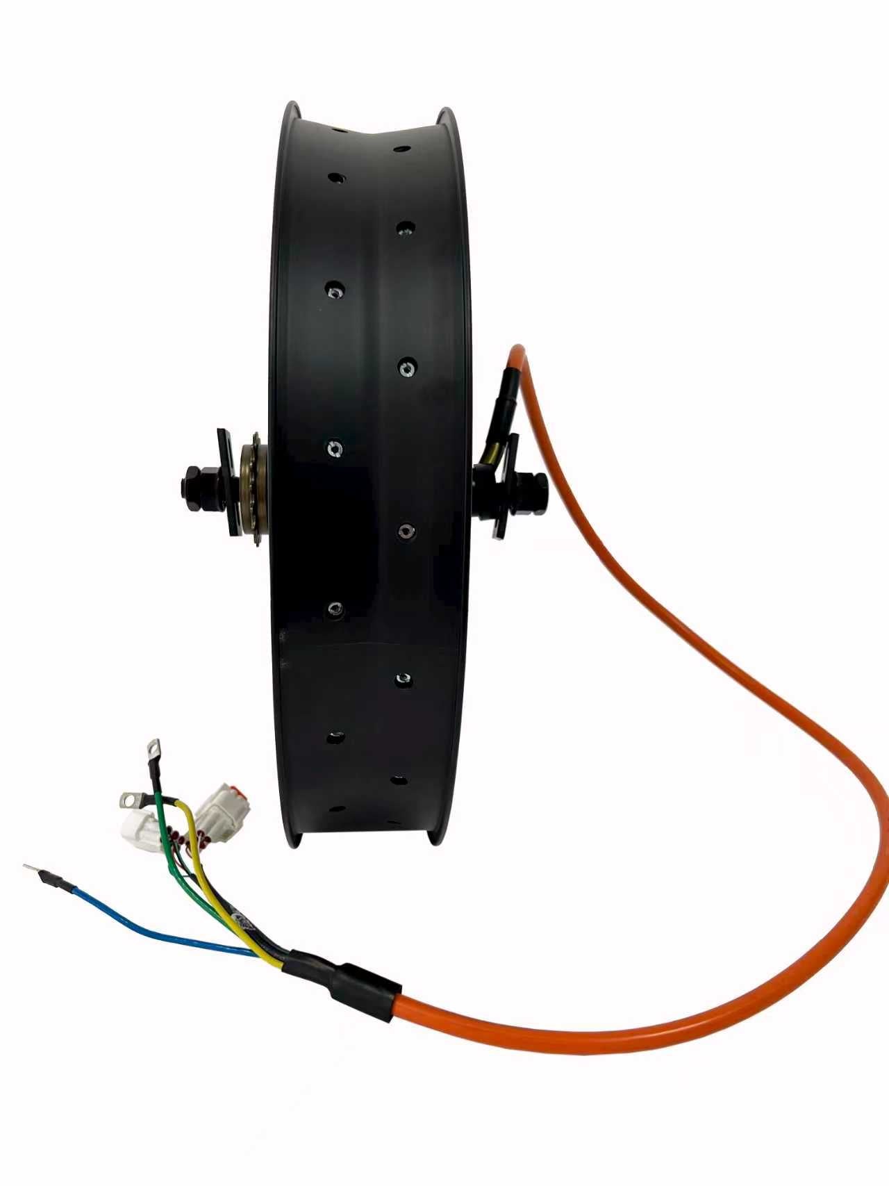 Llanta MTX QS 205 Motor de 3000 W; 150 mm de caída Rueda de motor QS de 3000 W y 72 V con piñón libre simple