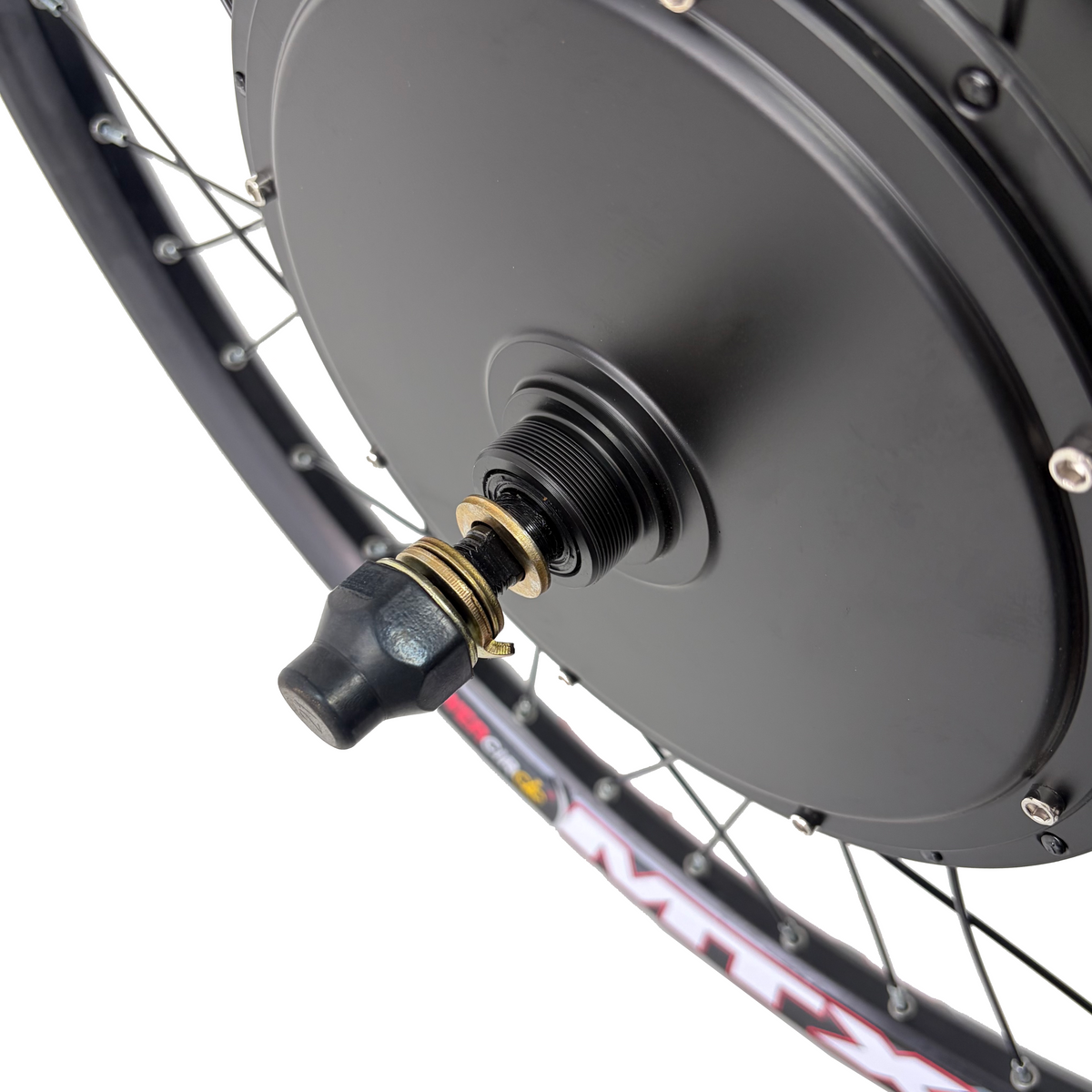 UK Warehouse: NBPower 26inch/27.5inch/29inch MTX Rim 135mm Dropout 72V 3000W Rear Disc Brake Motorwheel Kit , With Black 80A Dual Mode Controller, UKC1 Color Display,Surron Throttle and Other 3000W parts NBPower