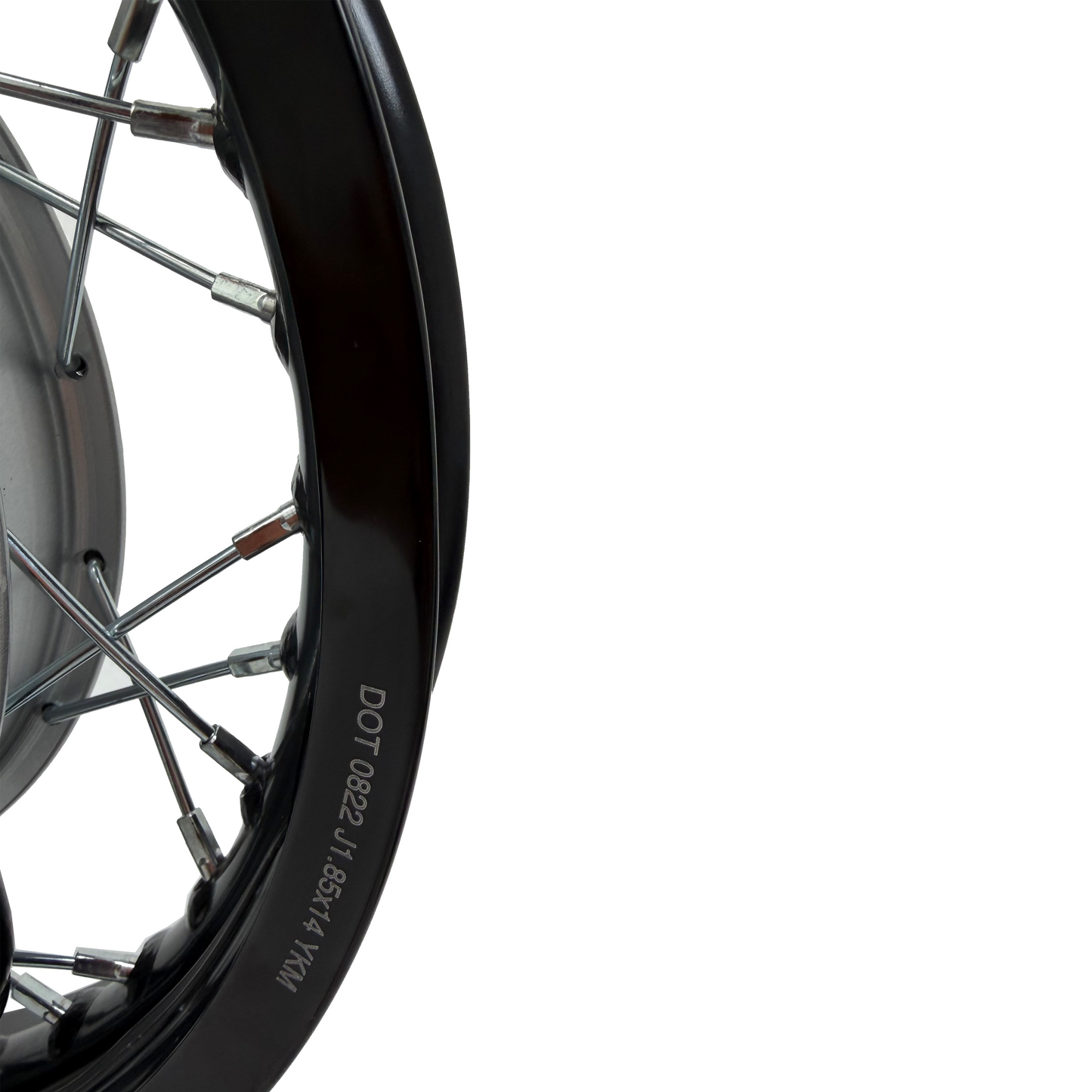 Radcake 14 Inch 5000W Sliver Hub Motor Wheel | 170mm Frame Dropout Motorcycle E‑Bike Conversion Hub Motor NBPower