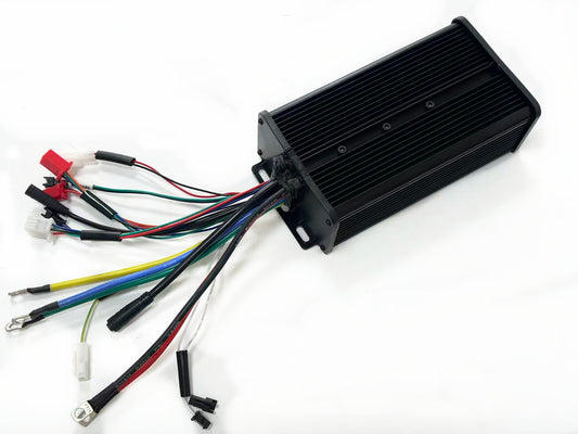 Du-Reĝima 60A / 80A Sinusonda Regilo + UKC1 Kolora Ekrano + Plena Torda Akcelilo + Bremsolevilo + PAS + Alarma Seruro Akvorezista Sistemo, Por 2000W-3000W E-bicikla Naba Motora Kompleto