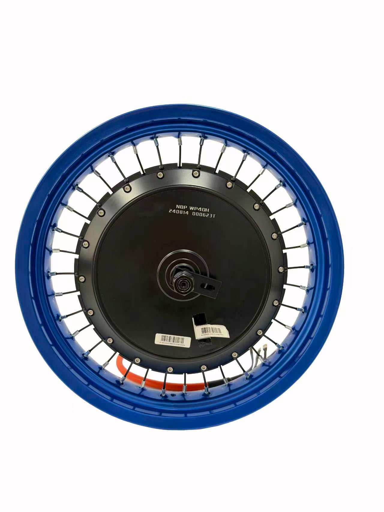 17*3.0 Different  Color Motorcycle Rim With Rear 150-155mm Dropout QS 273 8000W Motorwheel with Single Freewheel