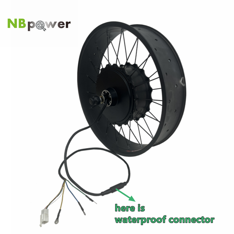 20*4.0 /24*4.0 /26*4.0 QS 1000W 170mm dropout Rear 48V motorwheel with 7 speed freewheel ,QS  1000W Fat motorwheel with spokes