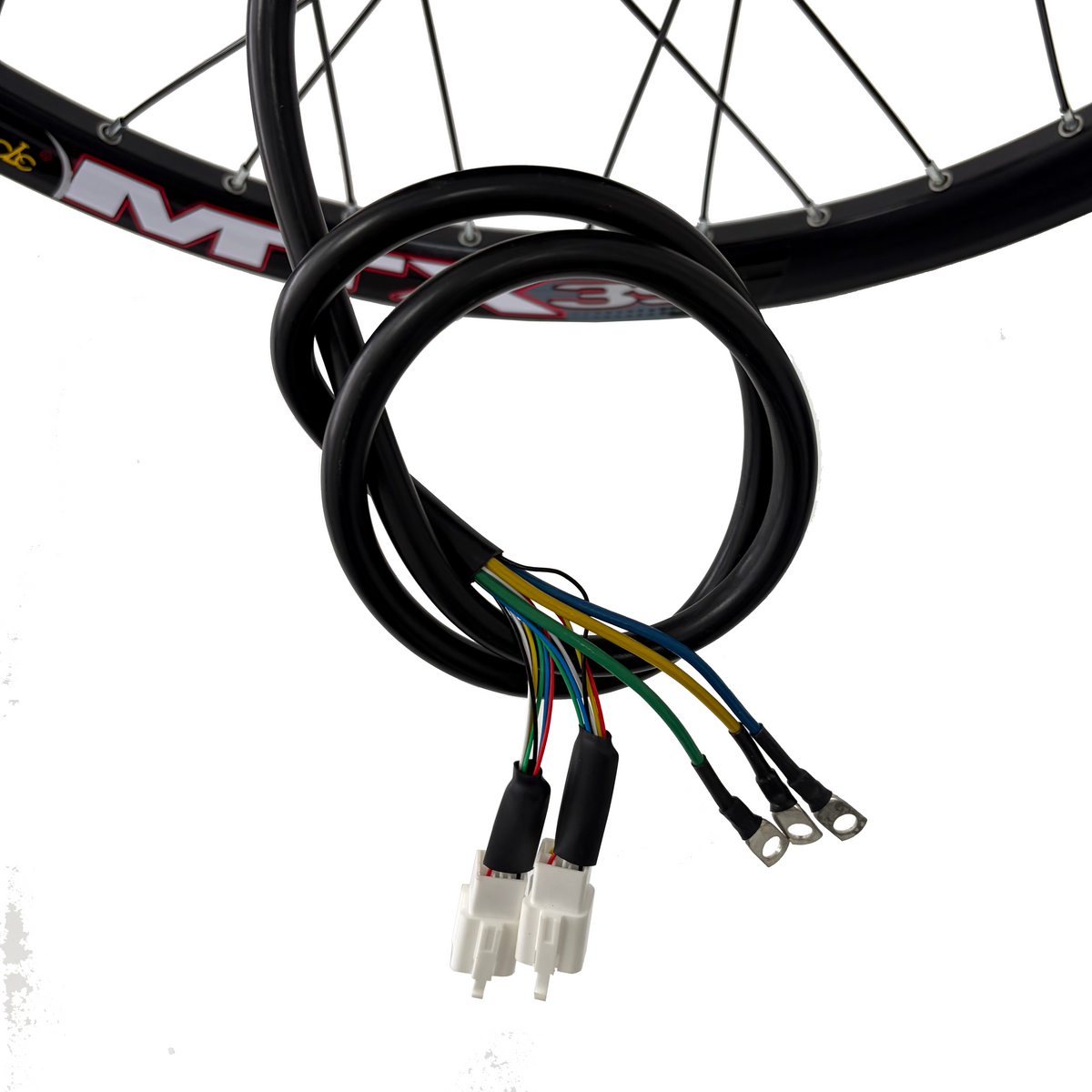 UK Warehouse: NBPower 26inch/27.5inch/29inch MTX Rim 135mm Dropout 72V 3000W Rear Disc Brake Motorwheel Kit , With Black 80A Dual Mode Controller, UKC1 Color Display,Surron Throttle and Other 3000W parts NBPower