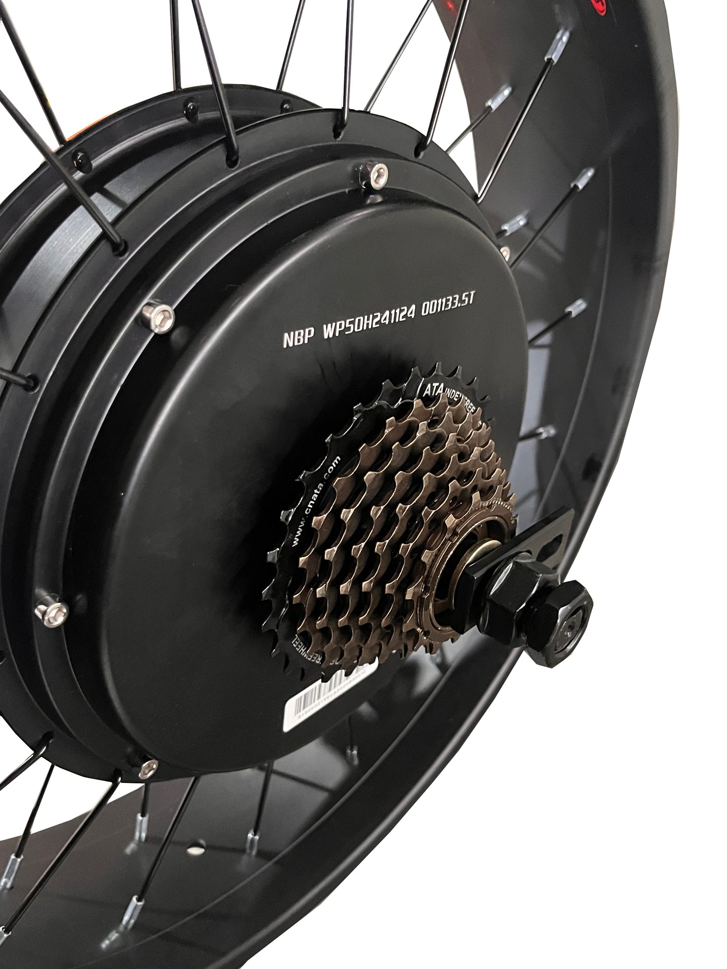 QS205 190mm Dropout 72V 5000W 50H V3 Electric Fat Bike 20*4.0/24*4.0/26*4.0 Motor Wheel Conversion Kit Sabvoton 100A,UKC1 plus,all waterproof system, available with 7-speed freewheel
