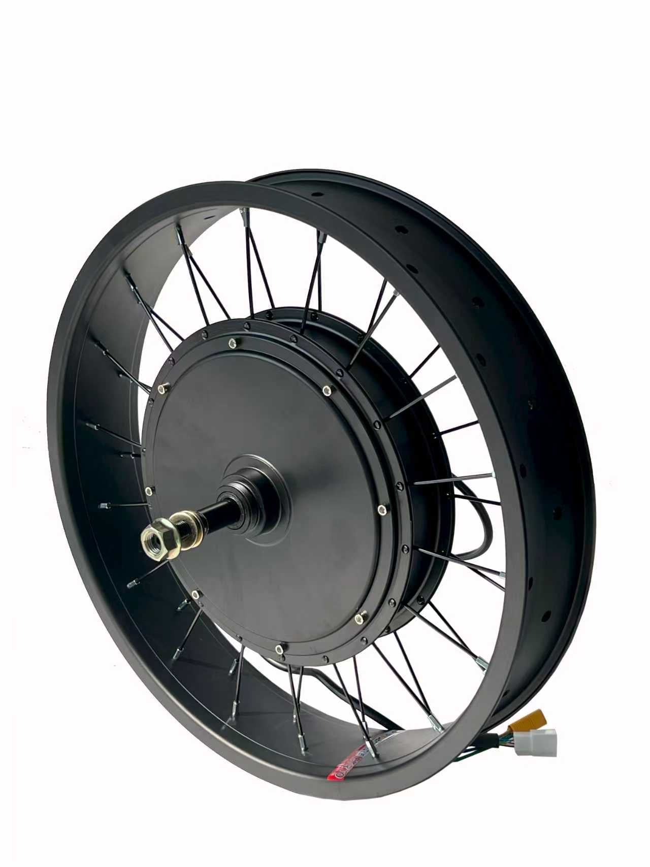 20/24/26*4.0 Fat Rim With 170-175mm /190mm Dropout 48-72V  2000W Motor, 2000W Motorwheel with feeewheel