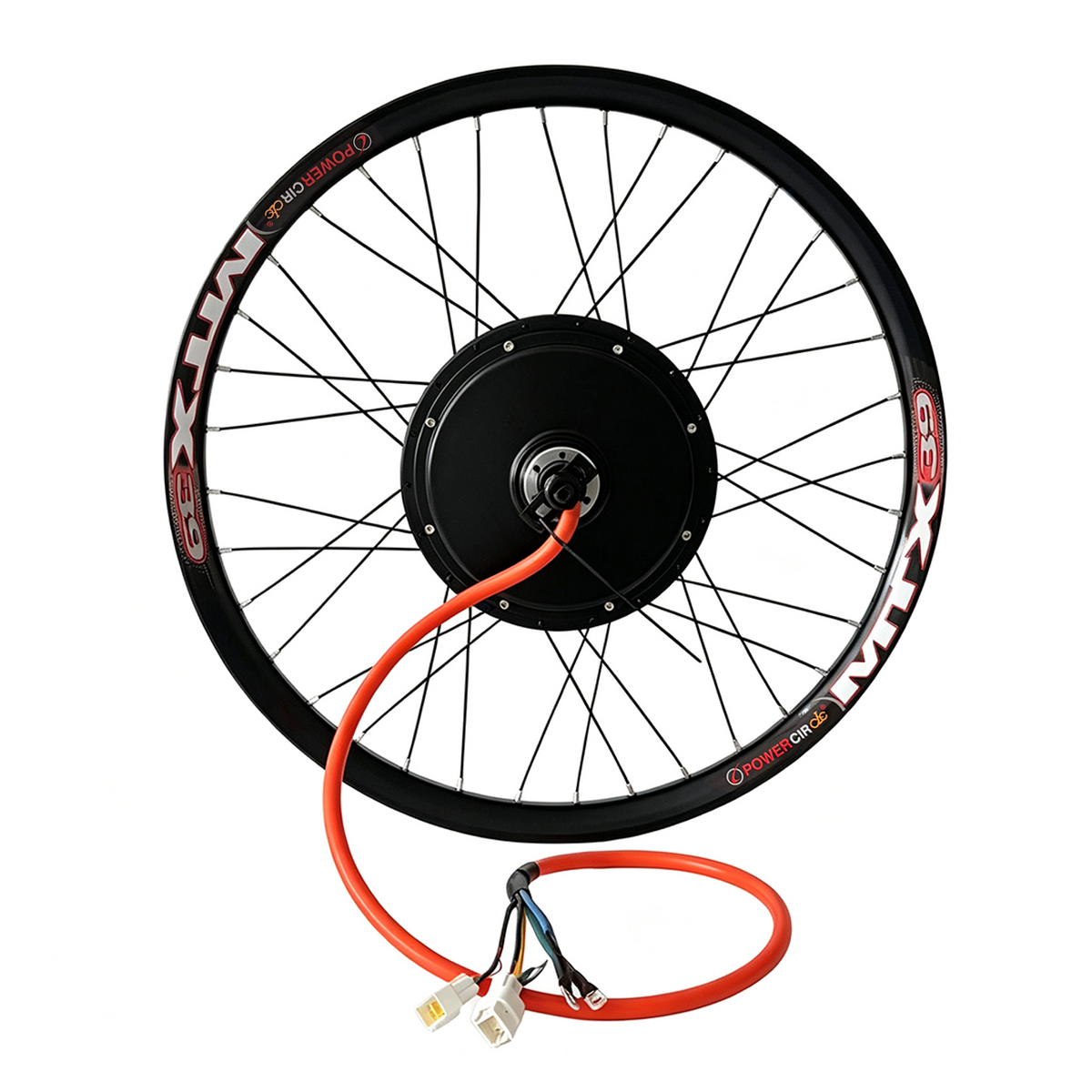 20inch/24inch/26inch/27.5inch/29inch/700C MTX Rim 150-155mm Dropout Rear QS 5000W  72V  3T/3.5T/4T/5T  Motorwheel With Single Speed Freewheel +100A Sabvoton Controller+UKC1 +P Color Dsiply E-bike Waterproof Kit NBPower