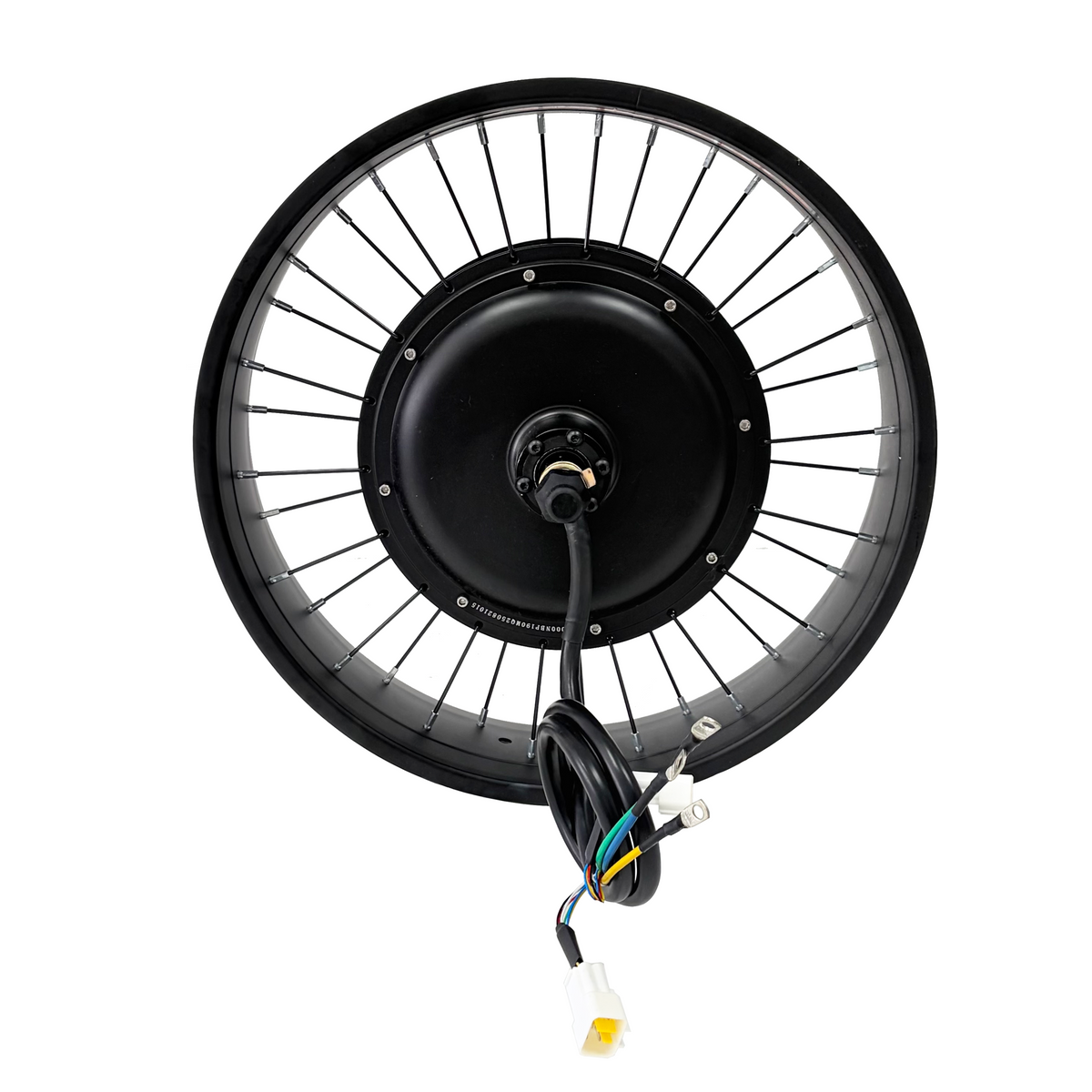 20x4.0 Fat Rim 190mm Dropout 3000W Ebike Hub Motor All Waterproof Kit, Hall‑Sensor Equipped | Sabvoton 80A V2 Controller, UKC1+P Color Display, Full Waterproof Wiring NBPower