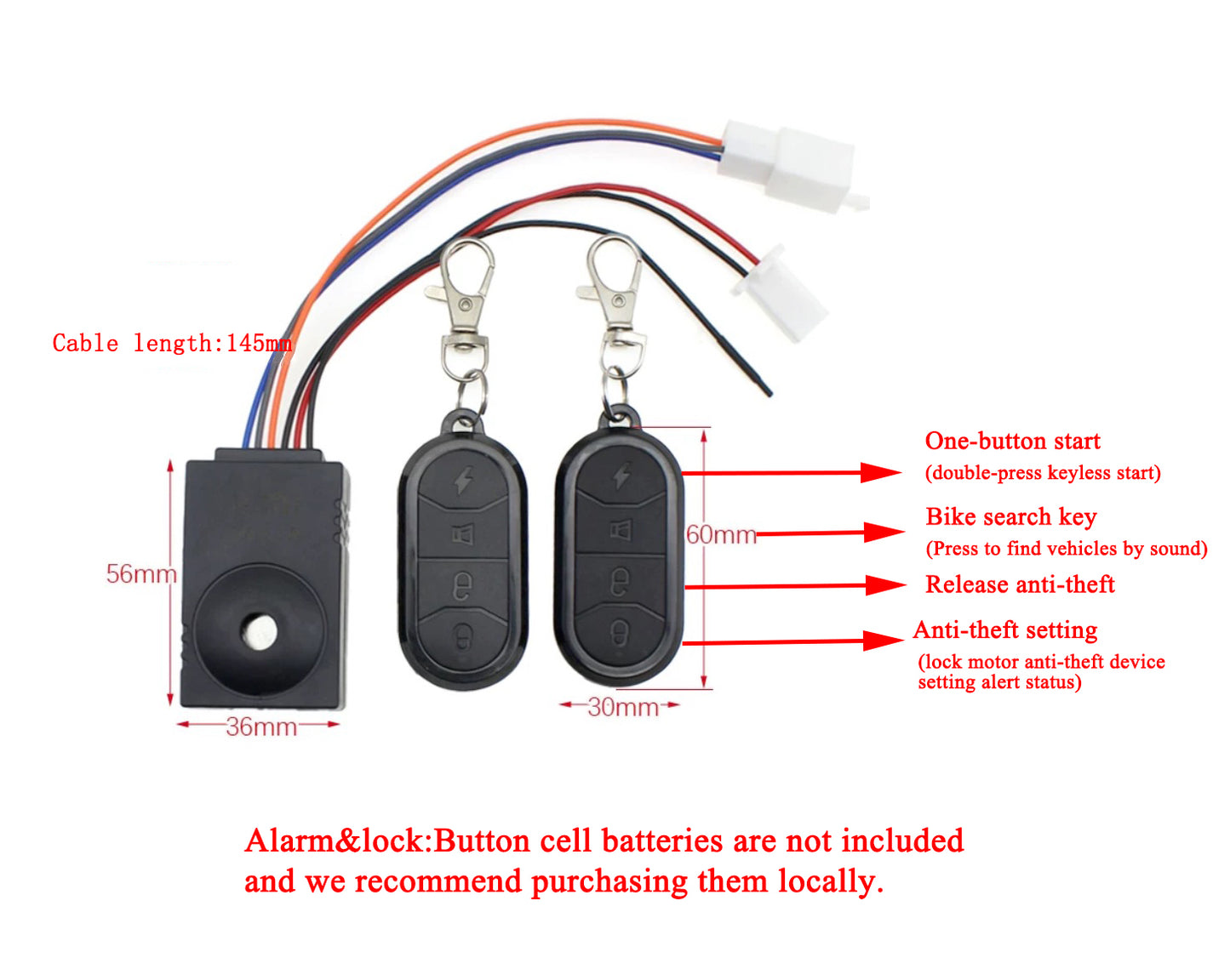 Tute Akvorezista Konektilo! Nova Akcelilo kun Ŝlosilo, Sabvoton Programebla SVMC7260/SVMC7280/SVMC72100/SVMC72150/SVMC72200 Regilo TFT UKC1 Ekrano, Bluetooth Adaptilo, Alarma Seruro
