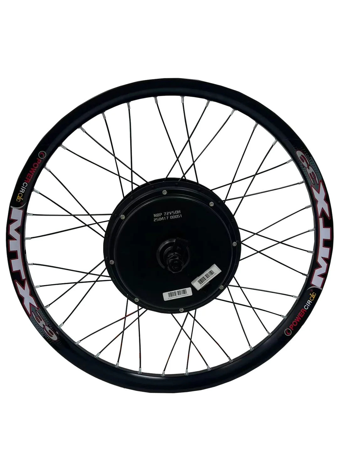 QS205 20inch/24inch/26inch/27.5inch/29inch/700C  150mm Dropout 3000W MTX Rim Ebike Rear Hub Motor Wheel  Single Speed Freewheel 3T/3.5T/4T/5T Winding For Choose ，80A Dual mode Controller +UKC1 Display Conversion Kit NBPower