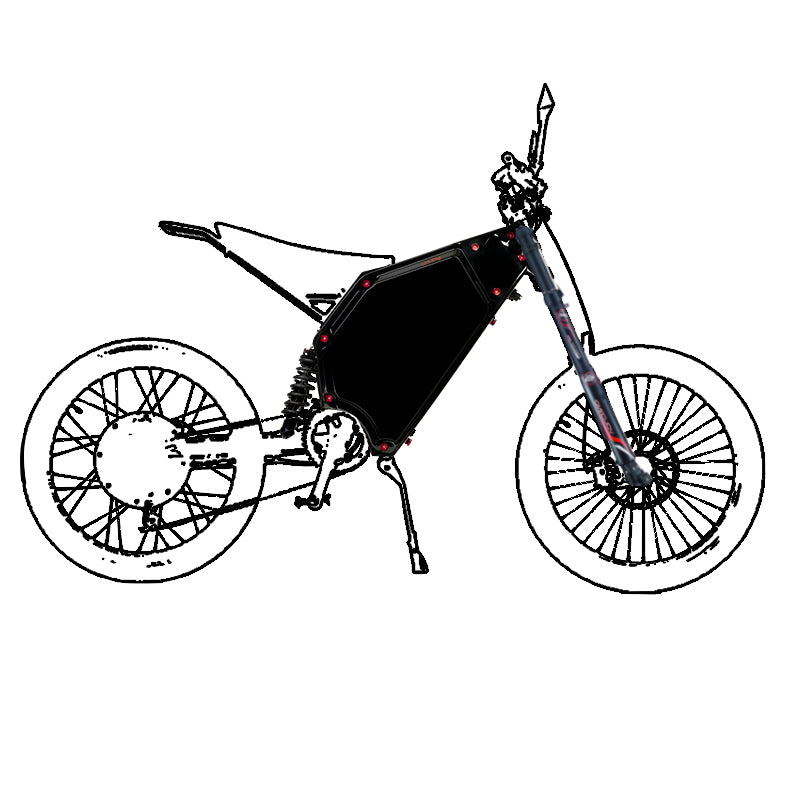 High Quality Electric Carbon Enduro Bike Frame From Factory,Enduro Electric Bicycle Frame 3000W 5000W 8000W Electric Mountain Bike Fat Bike Frame