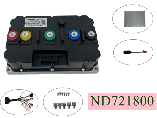 Powerful Fardriver ND721800 DC 800A Phase Current 1800A 10KW-12KW PMSM BLDC Sine Wave E-Motorcycle E-Car Motor Controller with bluetooth adapter
