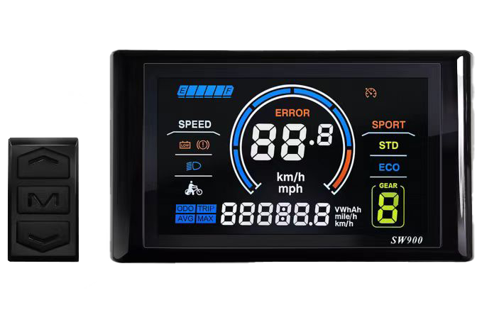 USA warehouse:26inch MTX Rim Rear 150-155mm Dropout 3000W Motorwheel with 7 speed freewheel , 80A Dual mode Sine Wave controller ,SW900 Color Display and other parts