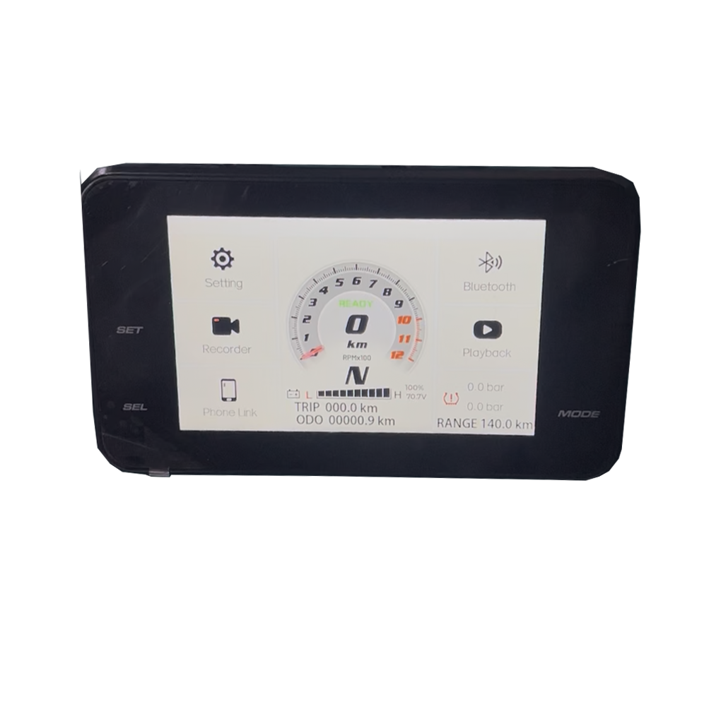 NBP TFT-5 Gen 4 Display with Camera (Front & Rear | Video Recording)