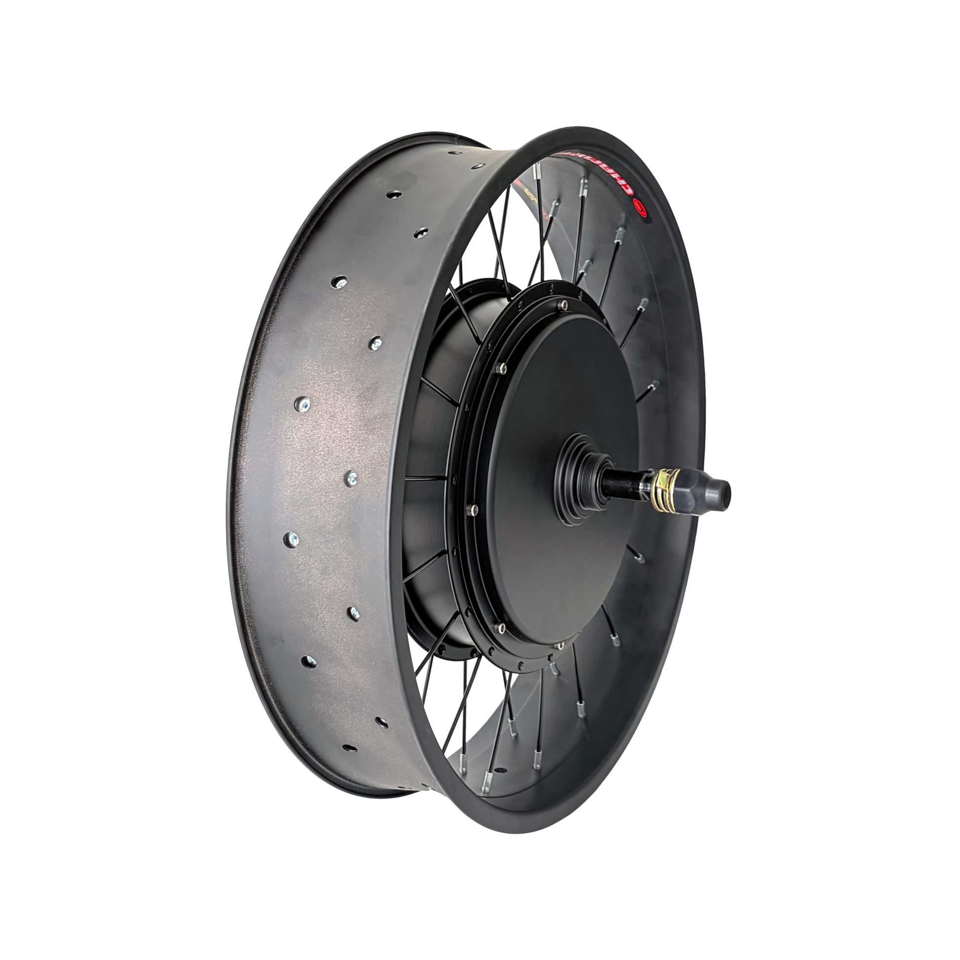 20x4.0 Fat Rim 190mm Dropout 3000W Ebike Hub Motor All Waterproof Kit, Hall‑Sensor Equipped | Sabvoton 80A V2 Controller, UKC1+P Color Display, Full Waterproof Wiring NBPower