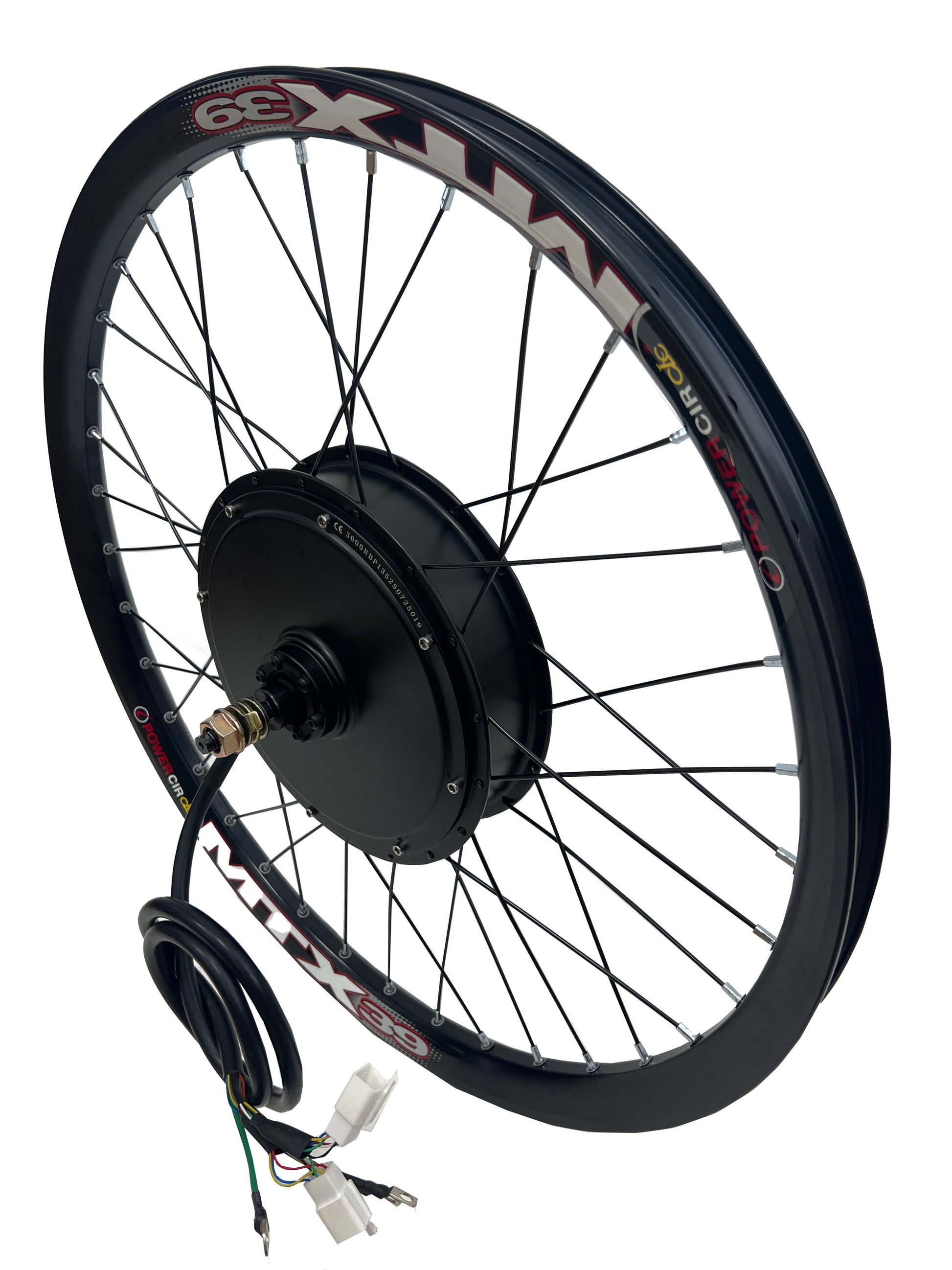 135mm dropout 3000W Motorwheel with single freewheel  ; MTX rim with Rear 3000W Ebike kit with 80A dual mode controller ,UKC1 color display ,alarm lock ebike parts NBPower