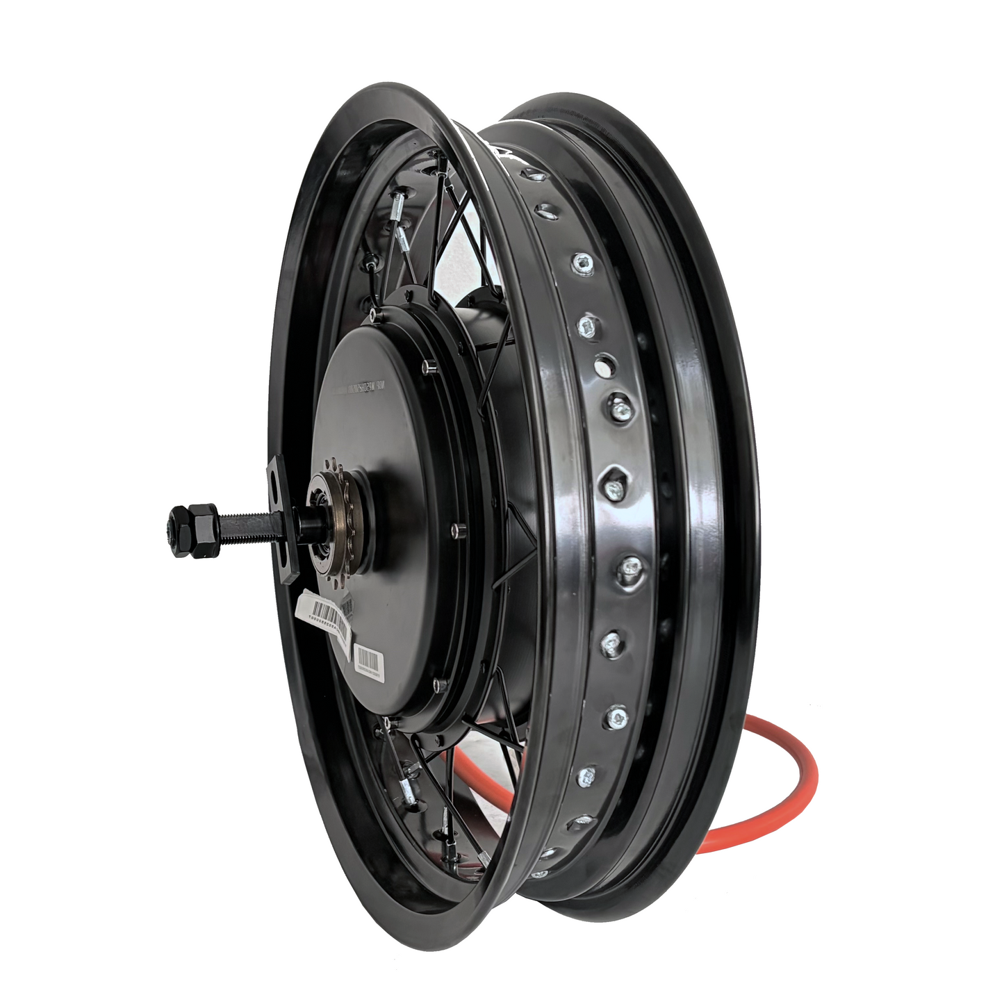 QS205 16*3.0 72V 5000W Motorcycle Rim Rear 170-175mm Dropout 3T/3.5T/4T/5T High Speed  MotorWheel With Spokes NBPower
