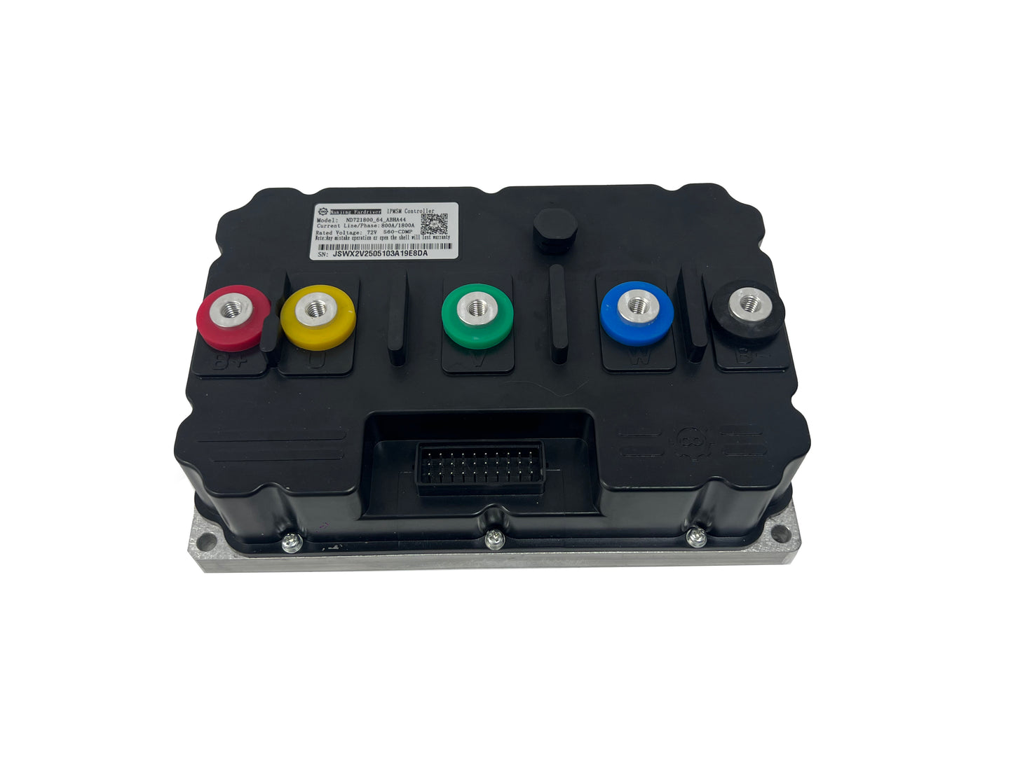 Potenca Fardriver ND721800 DC 800A Fazkurento 1800A 10KW-12KW PMSM BLDC Sinusonda E-Motorciklo E-Aŭta Motorregilo kun bludenta adaptilo